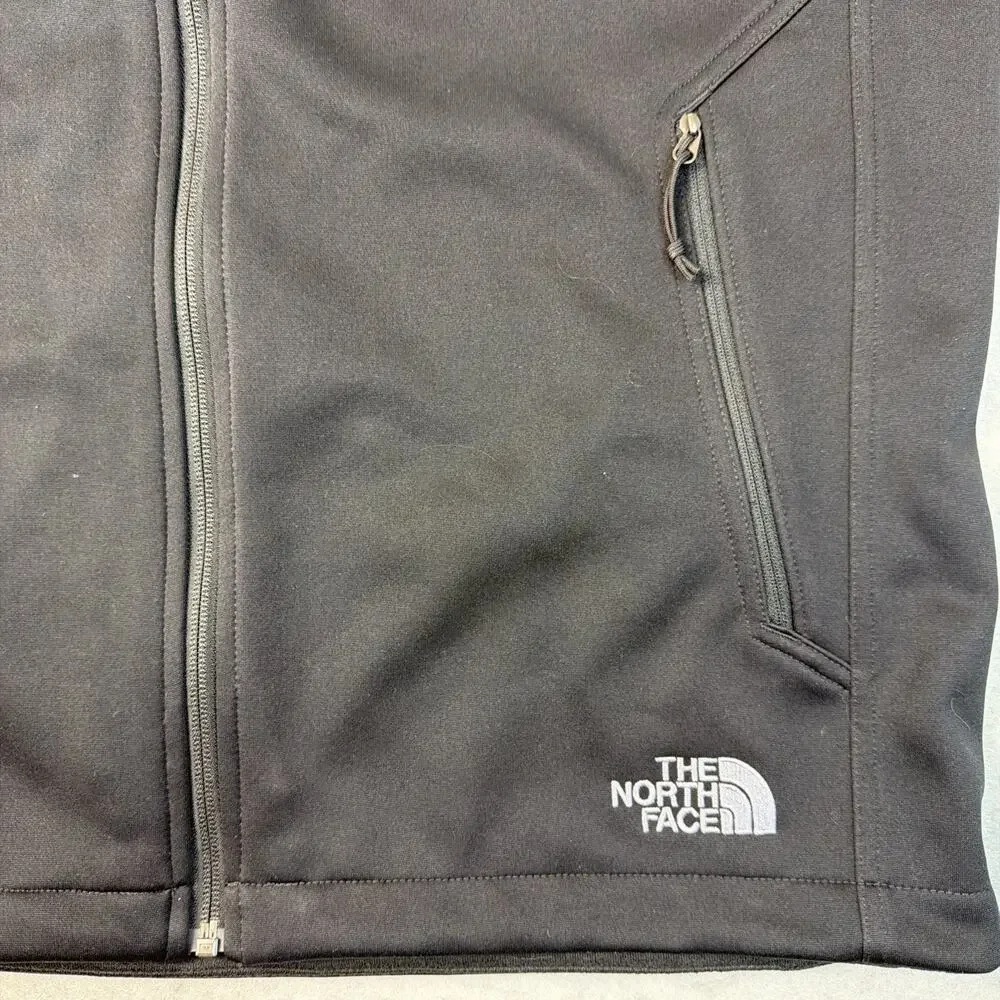 The North Face Black Men’s Full Zip Soft Shell Windwall Vest Size Large